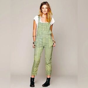 Free People Eyelet Overalls Size 2